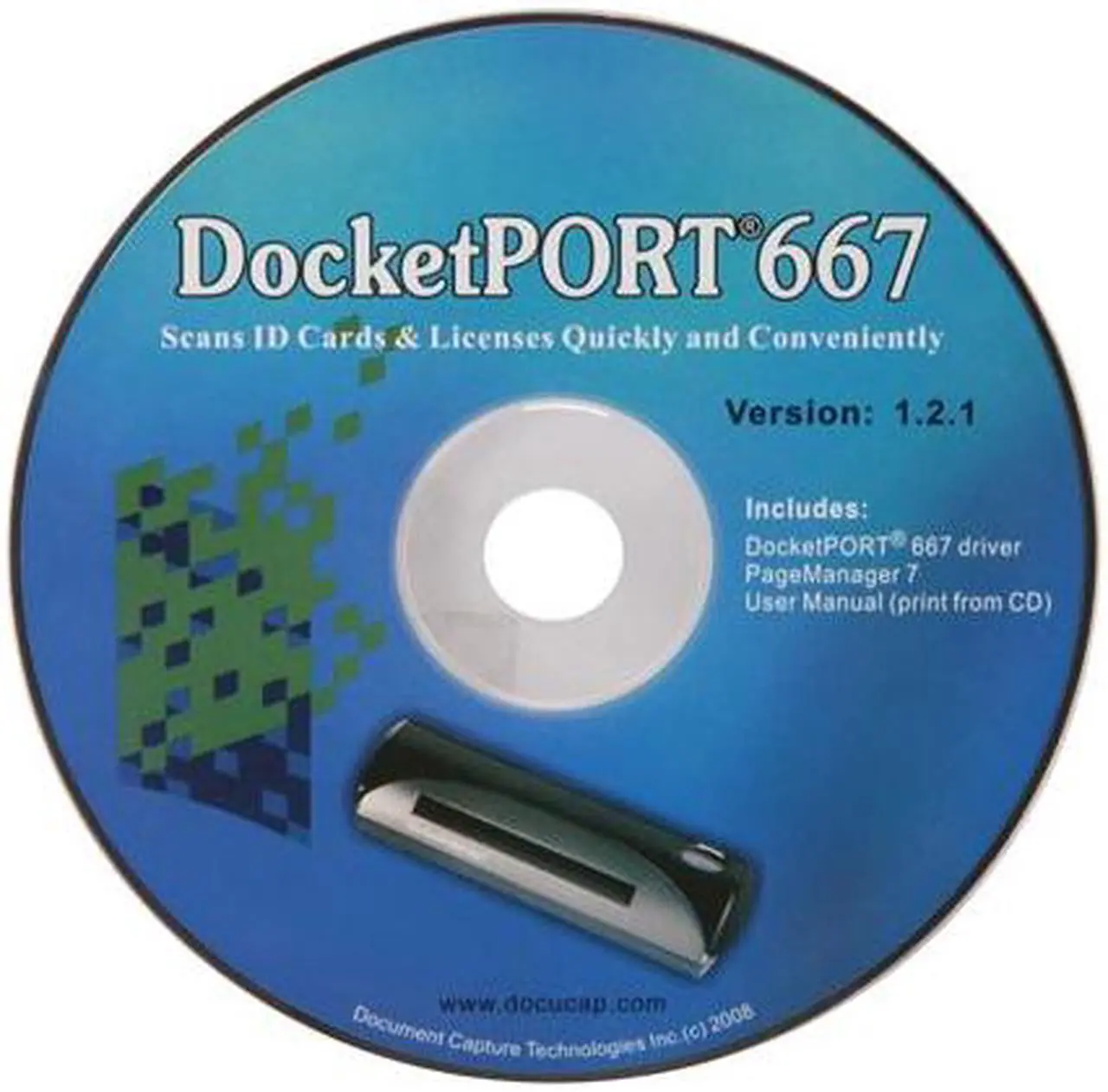 Alt view image 6 of 7 - PenPower DocketPORT 667 ID Card Scanner (SWOCR0667)