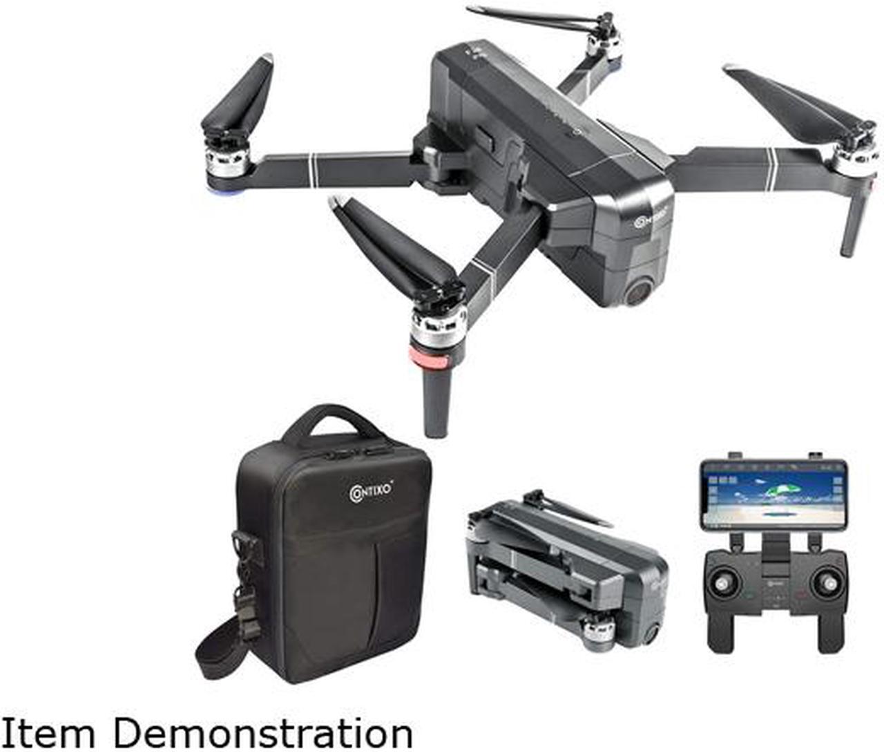 Main image of Contixo F24 Pro Drone 4K Quadcopter UHD Live Video GPS Drones, FPV Drone with Camera for Adults Beginner 30 Mins Flight Time Long 2500mAh Battery Brushless Motor - Black (1 Battery Carrying Case)