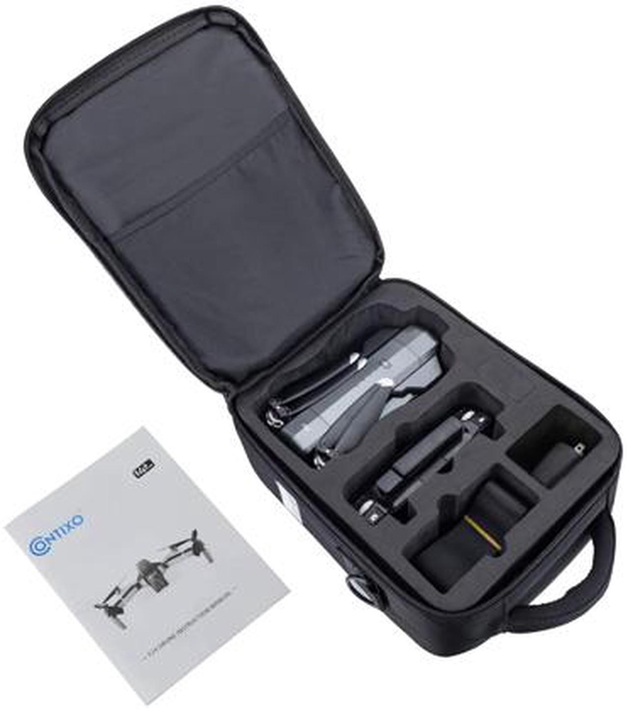 Alt view image 6 of 6 - Contixo F24 Pro Drone 4K Quadcopter UHD Live Video GPS Drones, FPV Drone with Camera for Adults Beginner 30 Mins Flight Time Long 2500mAh Battery Brushless Motor - Black (1 Battery Carrying Case)