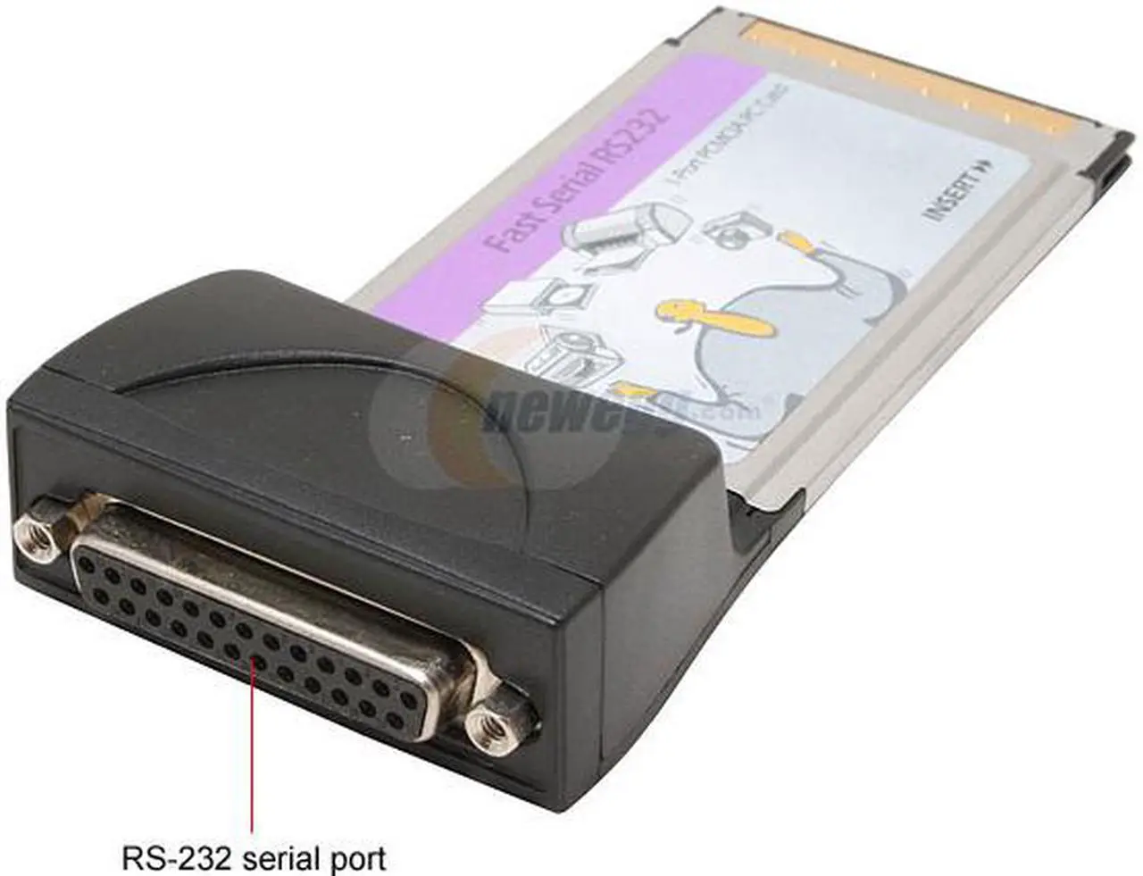 Alt view image 2 of 5 - Koutech IO-CBS121 Serial Ports PCMCIA Card One 9-pin RS-232 Serial port