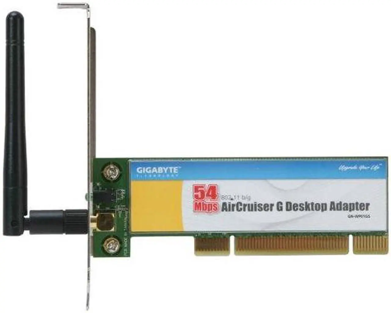 Alt view image 3 of 4 - GIGABYTE GN-WP01GS Wireless Adapter IEEE 802.11b/g PCI Up to 54Mbps Wireless Data Rates