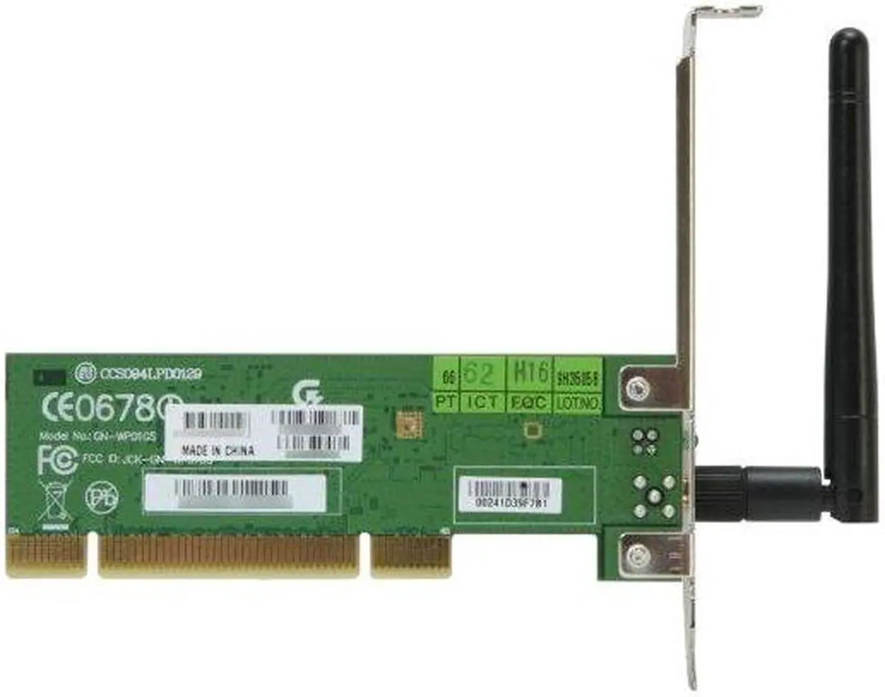 Alt view image 4 of 4 - GIGABYTE GN-WP01GS Wireless Adapter IEEE 802.11b/g PCI Up to 54Mbps Wireless Data Rates