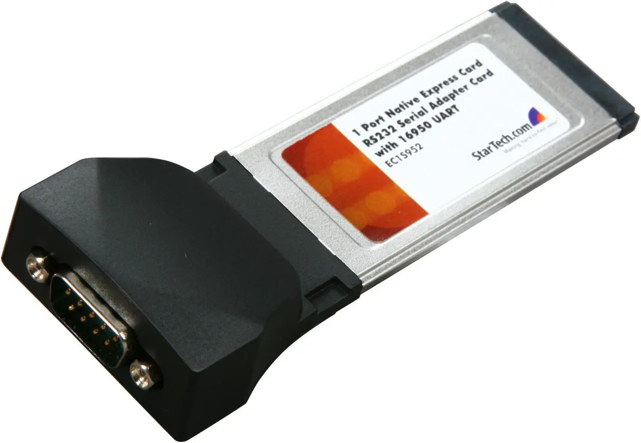 Main image of StarTech  EC1S952  1 Port Native ExpressCard RS232 Serial Adapter Card with 16952 UART
