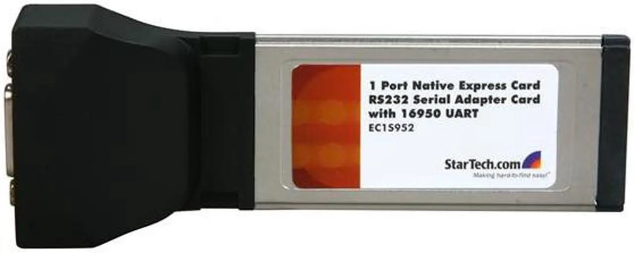 Alt view image 3 of 5 - StarTech  EC1S952  1 Port Native ExpressCard RS232 Serial Adapter Card with 16952 UART