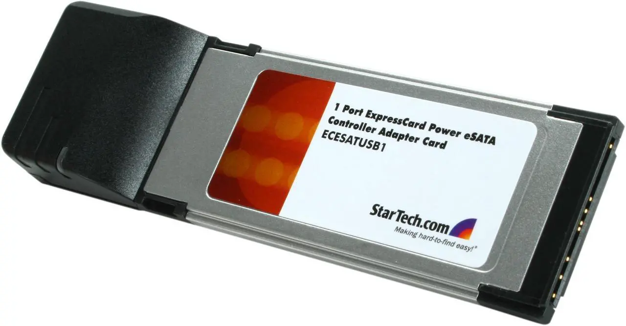 Main image of StarTech  ECESATUSB1  1 Port ExpressCard Power eSATA Controller Adapter Card