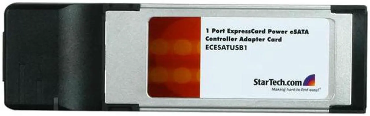 Alt view image 2 of 5 - StarTech  ECESATUSB1  1 Port ExpressCard Power eSATA Controller Adapter Card