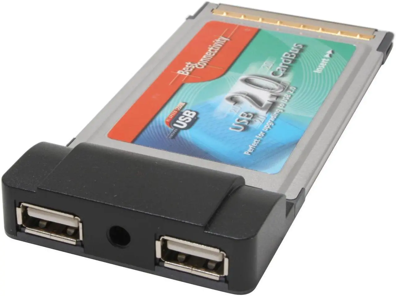 Main image of SYBA SD-PCMU2-VIA USB PCMCIA Card Two USB Type A connectors