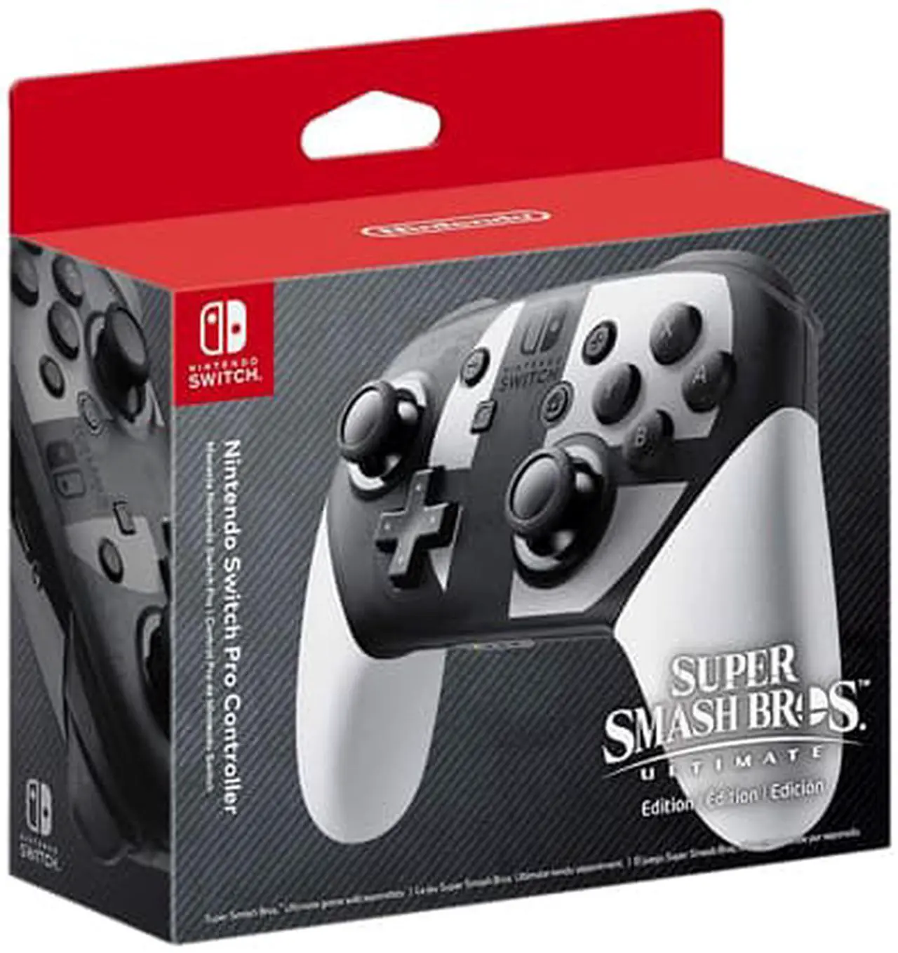Alt view image 3 of 3 - Nintendo Super Smash Bros. Ultimate Edition Pro Controller - Switch