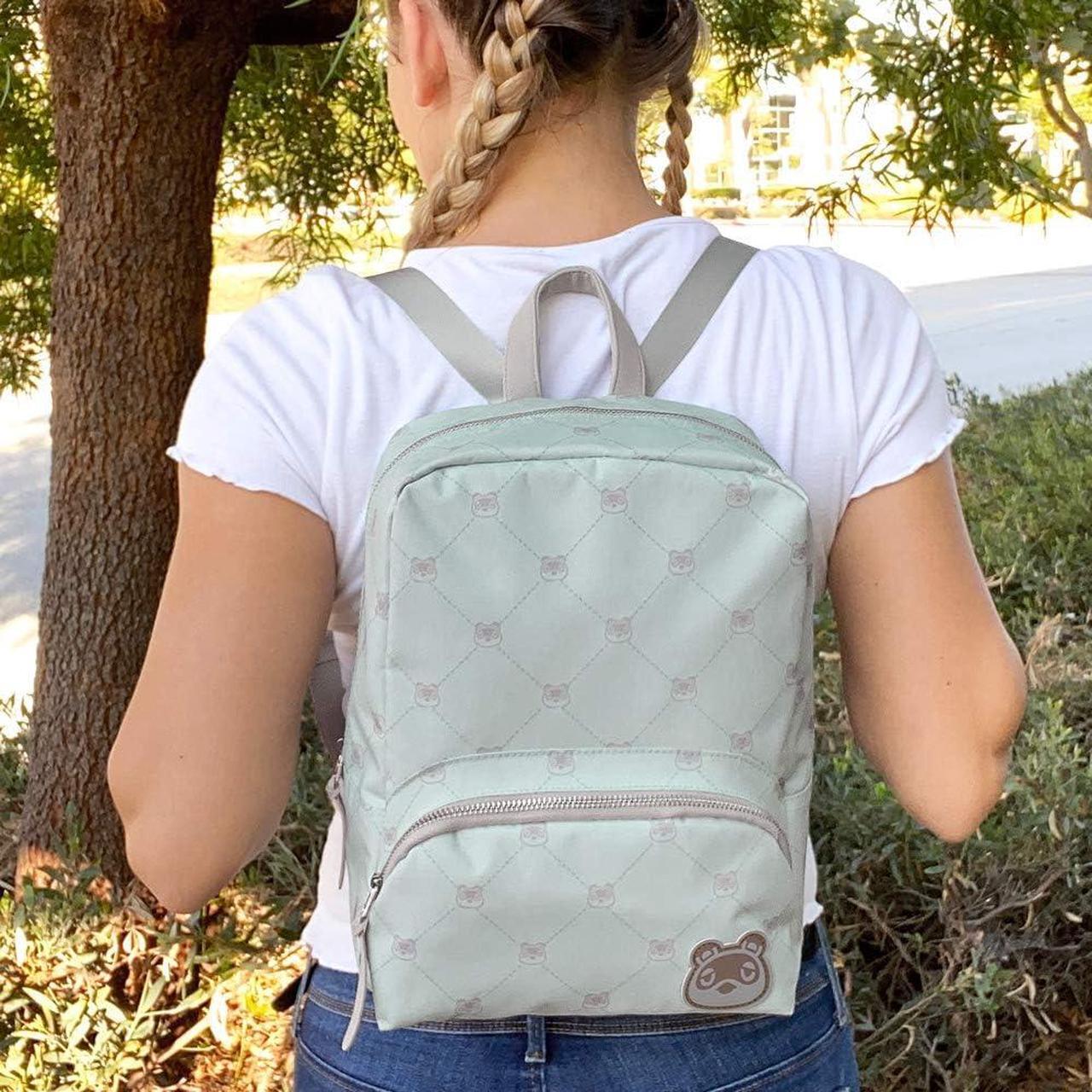 Alt view image 5 of 9 - Official Animal Crossing Nintendo Switch Backpack (Tom Nook)