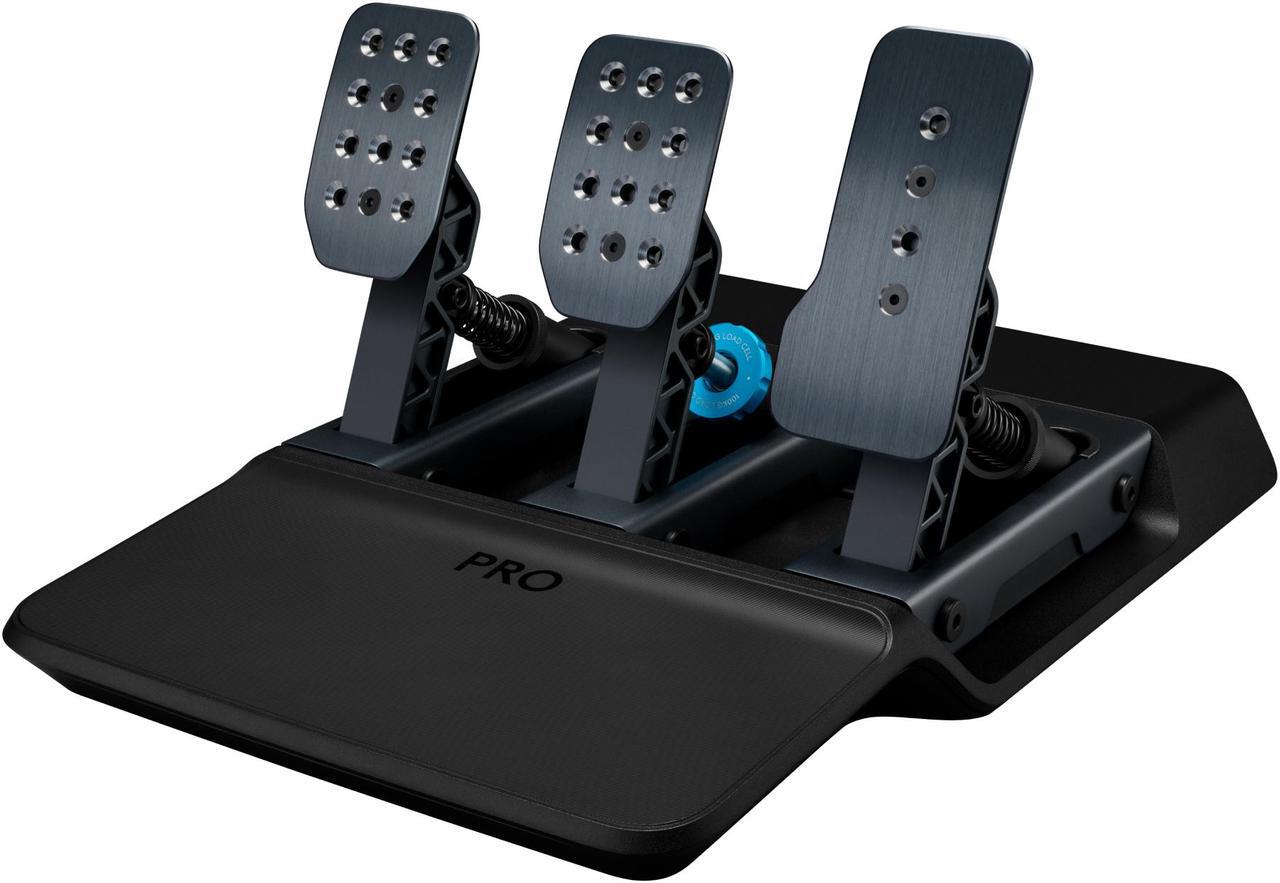Main image of Logitech G PRO Racing Pedals - Racing Simulator Pedals with 100kg Load Cell Brake, Fully Customizable, Swappable Springs & Elastomers, Modular Design