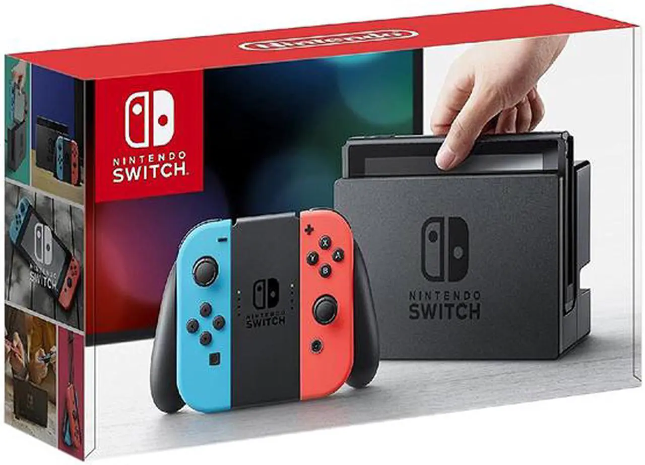 Alt view image 5 of 5 - Nintendo Switch Neon, Switch Pro Controller, Super Smash Bros, Legend of Zelda Game Bundle