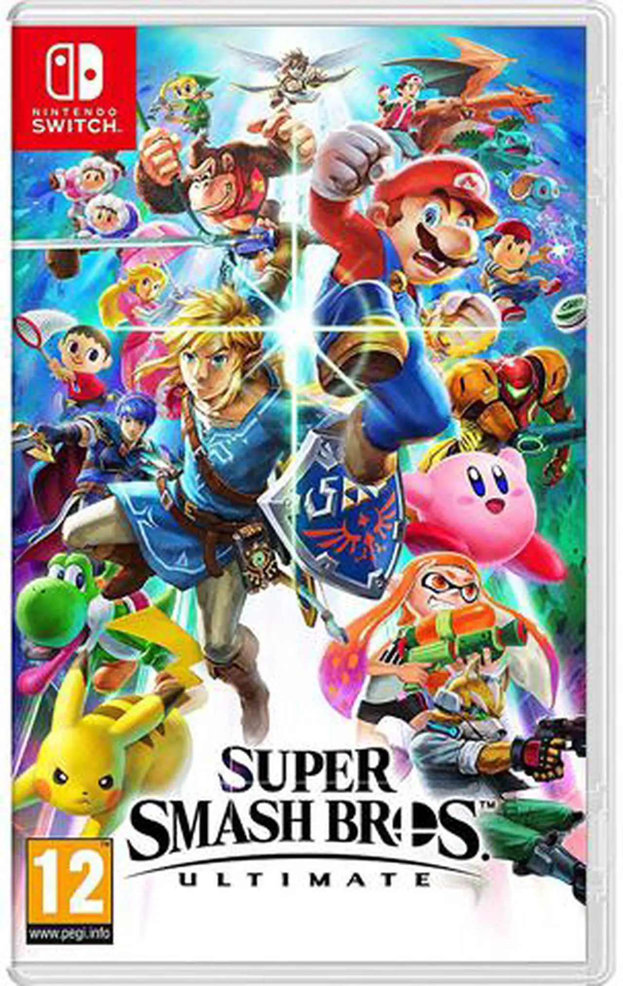 Alt view image 2 of 5 - Nintendo Switch Neon, Switch Pro Controller, Super Smash Bros, Legend of Zelda Game Bundle