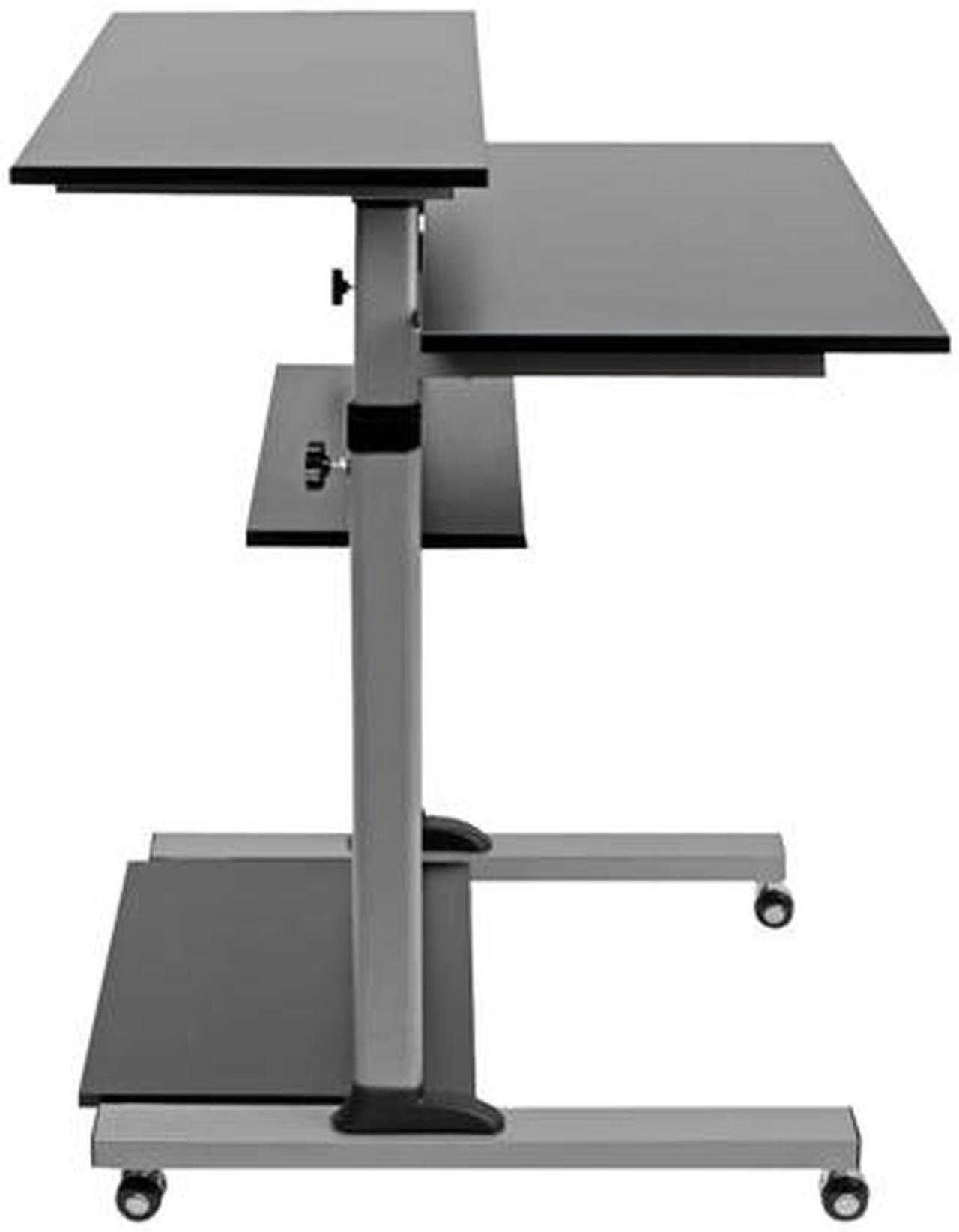 Alt view image 6 of 6 - Tripp Lite WWSSRC Rolling Standing Desk/Workstation on Wheels, Height Adjustable