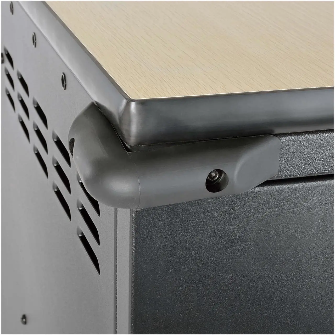 Alt view image 11 of 12 - Tripp Lite 48-Port Ac Charging Cart Storage Station Chromebook Laptop Tablet Black