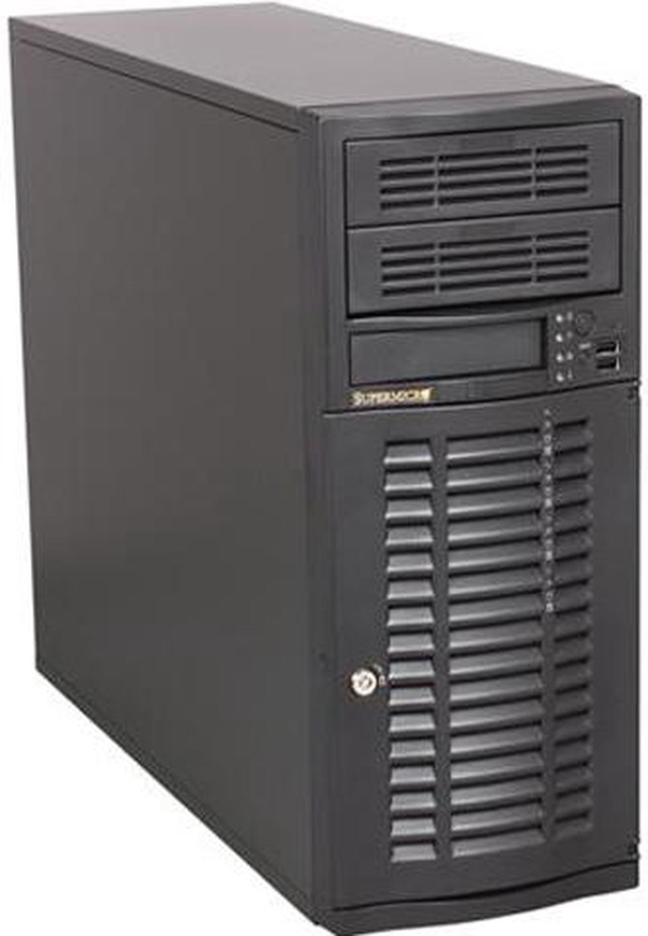 Supermicro Case CSE-733TQ-668B Mid-Tower 4 x 3.5 inch SAS / SATA HS E-ATX / ATX / Micro ATX Brown Box