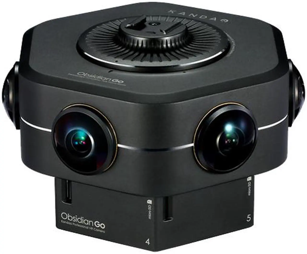 Alt view image 2 of 16 - Kandao Camera Obsidian Go 8K 360 degrees 3D VR camera Bluetooth remote Black