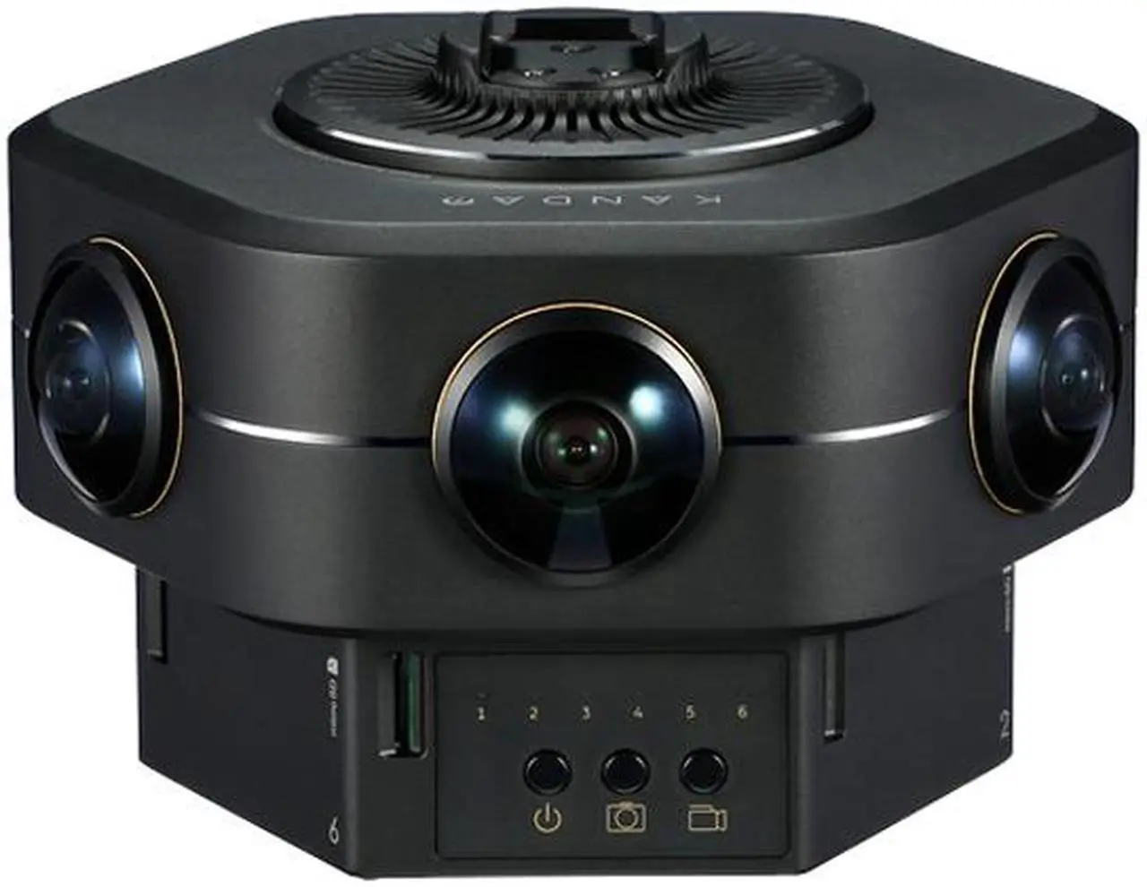 Alt view image 3 of 16 - Kandao Camera Obsidian Go 8K 360 degrees 3D VR camera Bluetooth remote Black