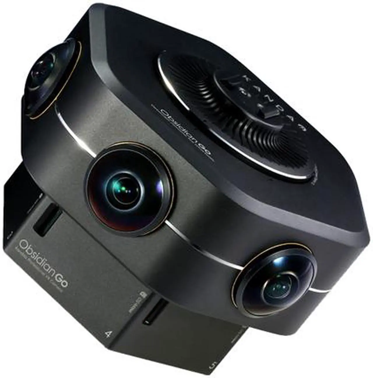 Alt view image 7 of 16 - Kandao Camera Obsidian Go 8K 360 degrees 3D VR camera Bluetooth remote Black