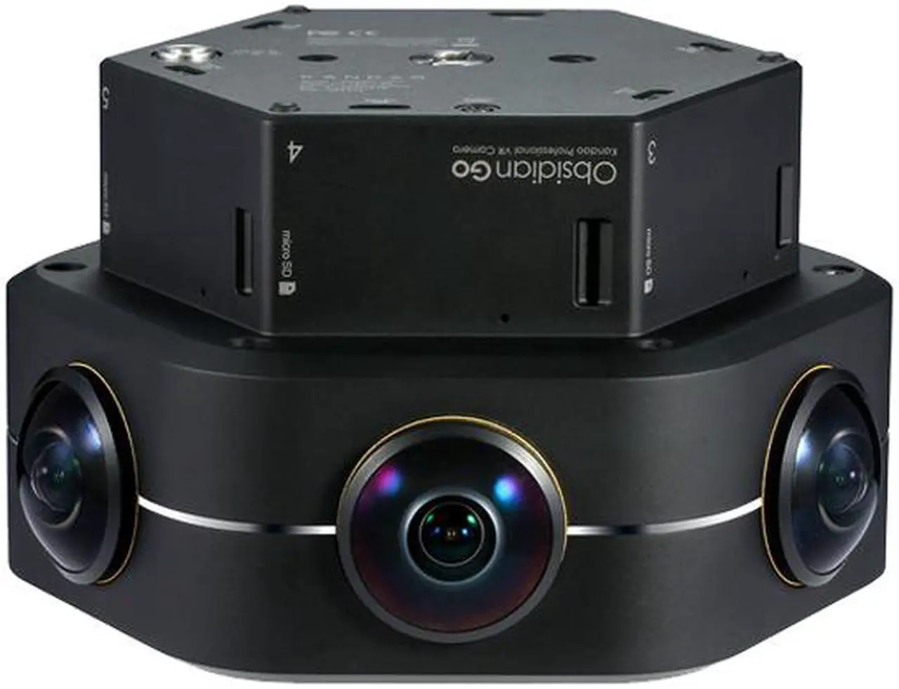 Alt view image 6 of 16 - Kandao Camera Obsidian Go 8K 360 degrees 3D VR camera Bluetooth remote Black