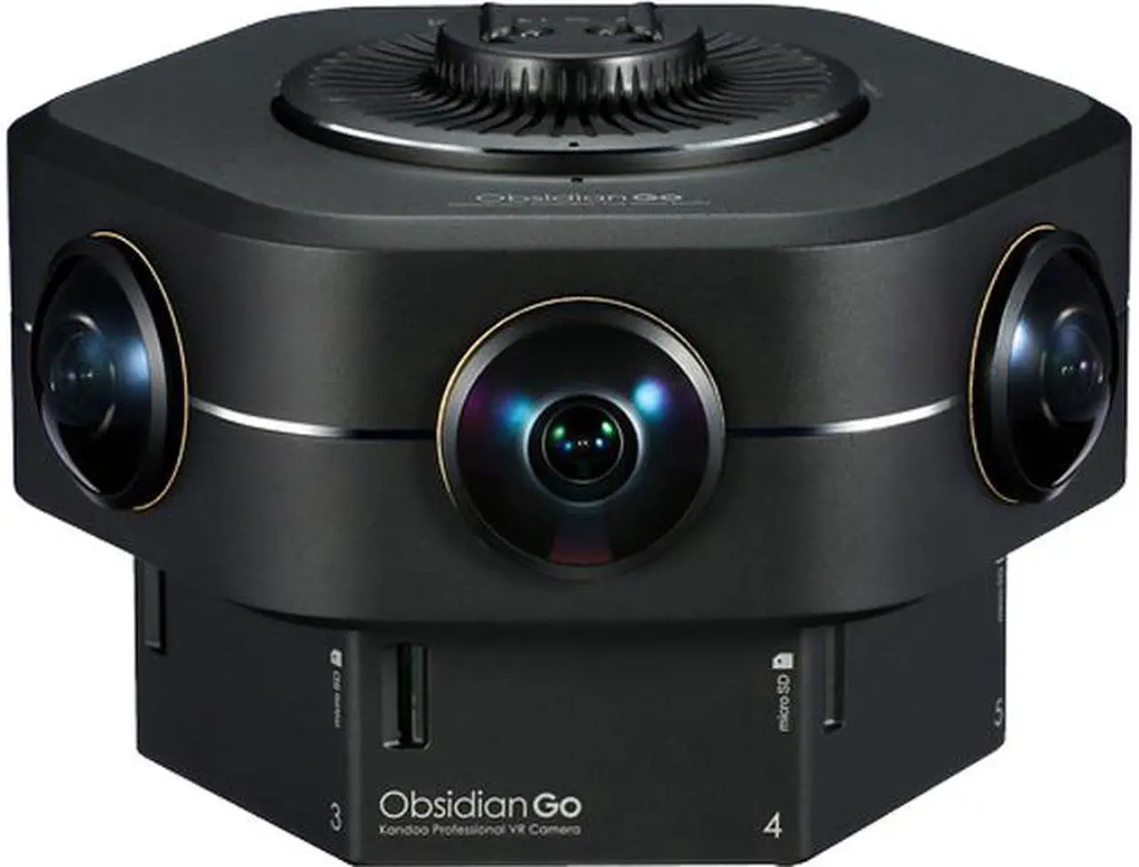 Main image of Kandao Camera Obsidian Go 8K 360 degrees 3D VR camera Bluetooth remote Black
