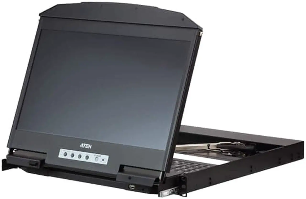 Alt view image 3 of 3 - 19 wide Screen Short depth Full HD LCD console support DVI, HDMI, VGA