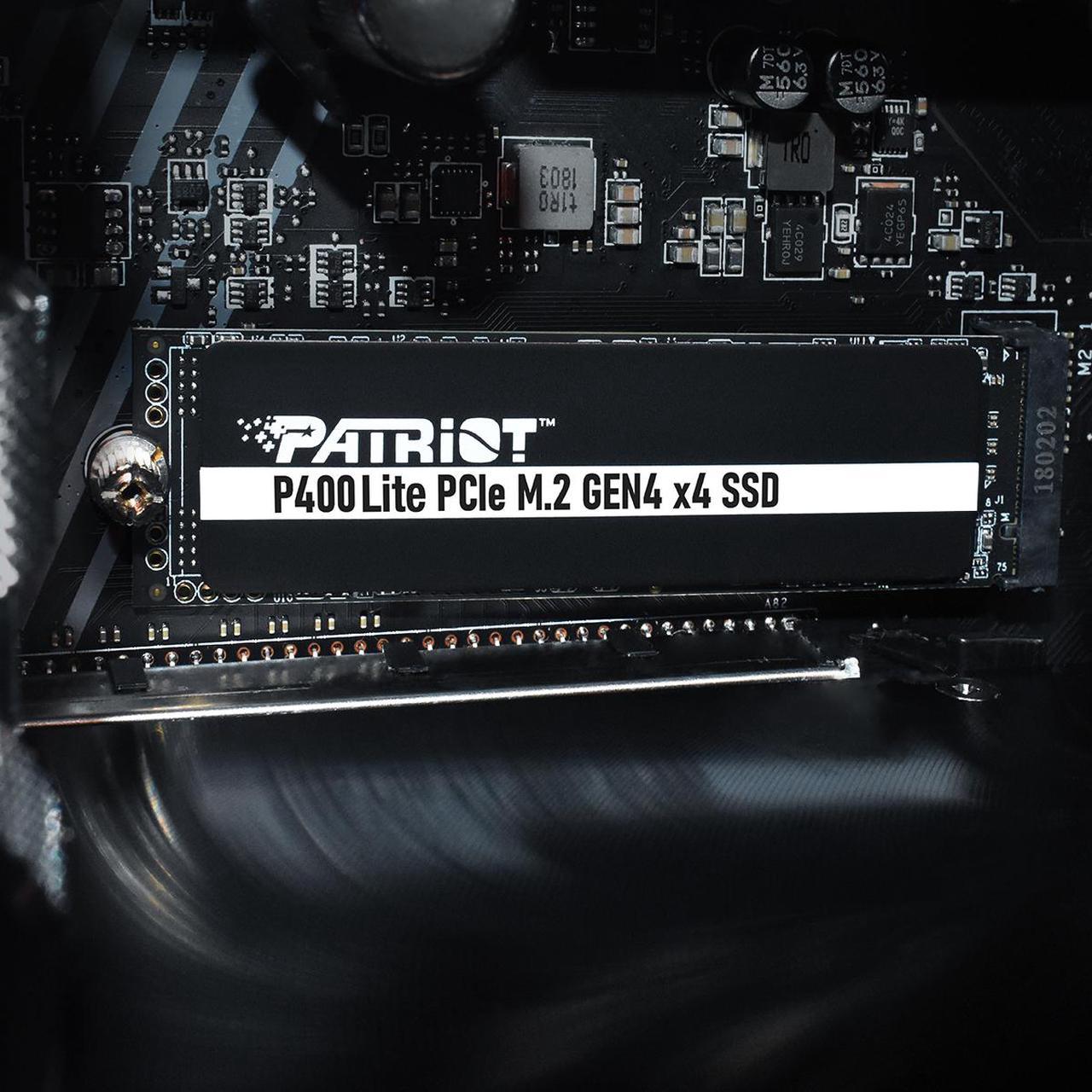 Alt view image 5 of 7 - Patriot P400 Lite M.2 PCIe Gen 4 x4 1TB SSD, Solid State Drive - P400LP1KGM28H Up to 3,500MB/s