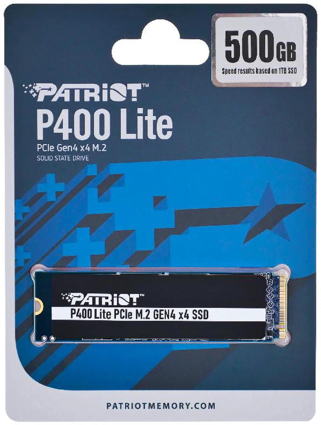 Alt view image 7 of 7 - Patriot P400 Lite M.2 PCIe Gen 4 x4 500GB SSD, Solid State Drive - P400LP500GM28H Up to 3,500MB/s