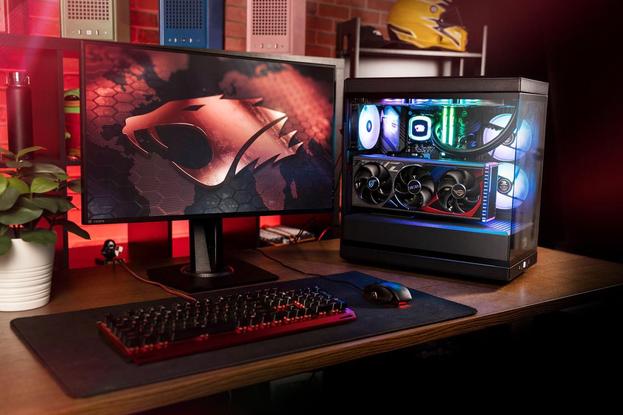 Alt view image 12 of 14 - iBUYPOWER Y40 PRO Black Gaming PC Desktop - Intel Core Ultra 7 265KF - NVIDIA GeForce RTX 4060 Ti 8GB - 32GB DDR5 RGB - 2TB NVMe SSD - Y40BI7N46T04
