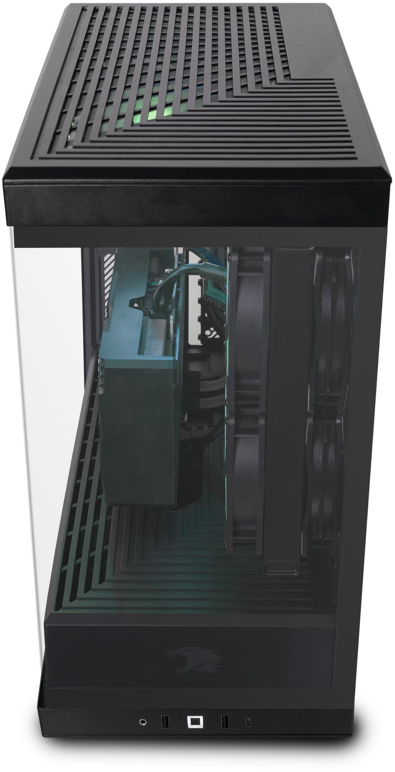 Alt view image 5 of 14 - iBUYPOWER Y40 PRO Black Gaming PC Desktop - Intel Core Ultra 7 265KF - NVIDIA GeForce RTX 4060 Ti 8GB - 32GB DDR5 RGB - 2TB NVMe SSD - Y40BI7N46T04