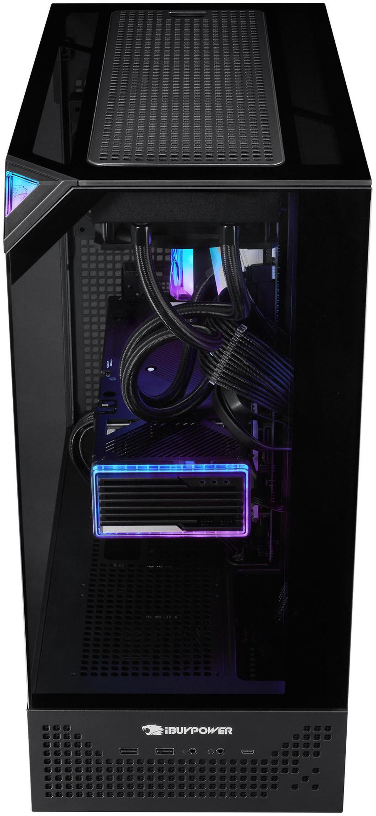 Alt view image 5 of 9 - iBUYPOWER Element 9 Pro Black Gaming PC Desktop - Intel Core Ultra 7 265KF - NVIDIA GeForce RTX 5070Ti 16GB - 32GB DDR5 RGB - 2TB NVMe SSD - EPBI7N57T01