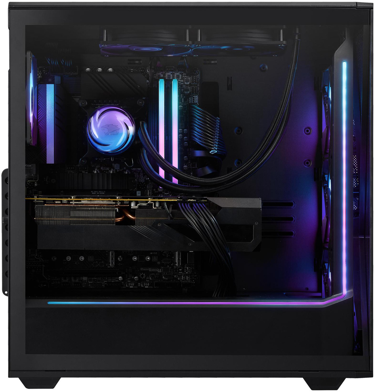 iBUYPOWER Slate 9 Black Gaming PC Desktop - AMD Ryzen 7 7800X3D - AMD ...