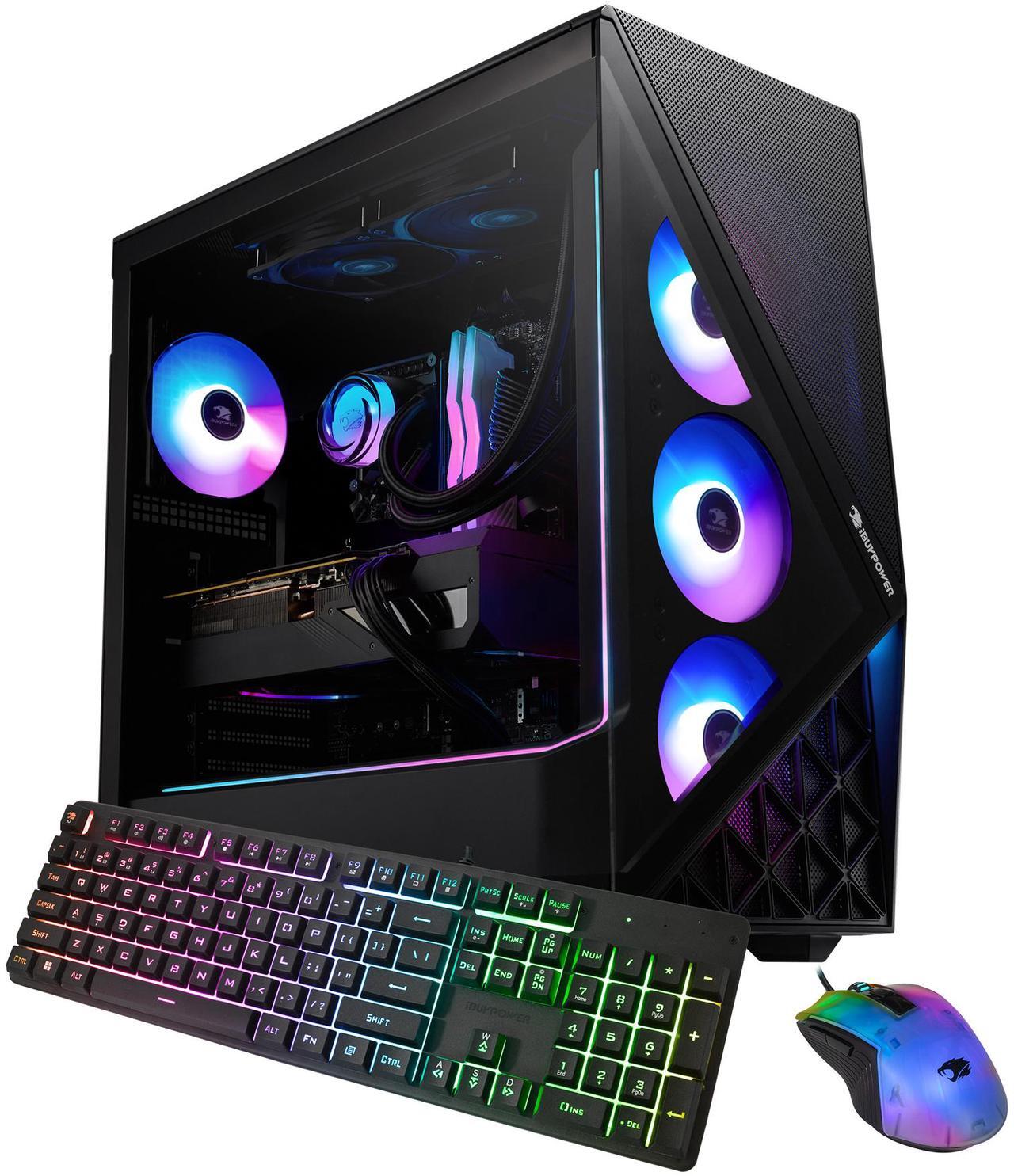 Main image of iBUYPOWER Slate 9 Black Gaming PC Desktop - Intel Core i7 14700KF - NVIDIA GeForce RTX 5070Ti 16GB - 32GB DDR5 RGB - 1TB NVMe SSD - SBI7N57T01