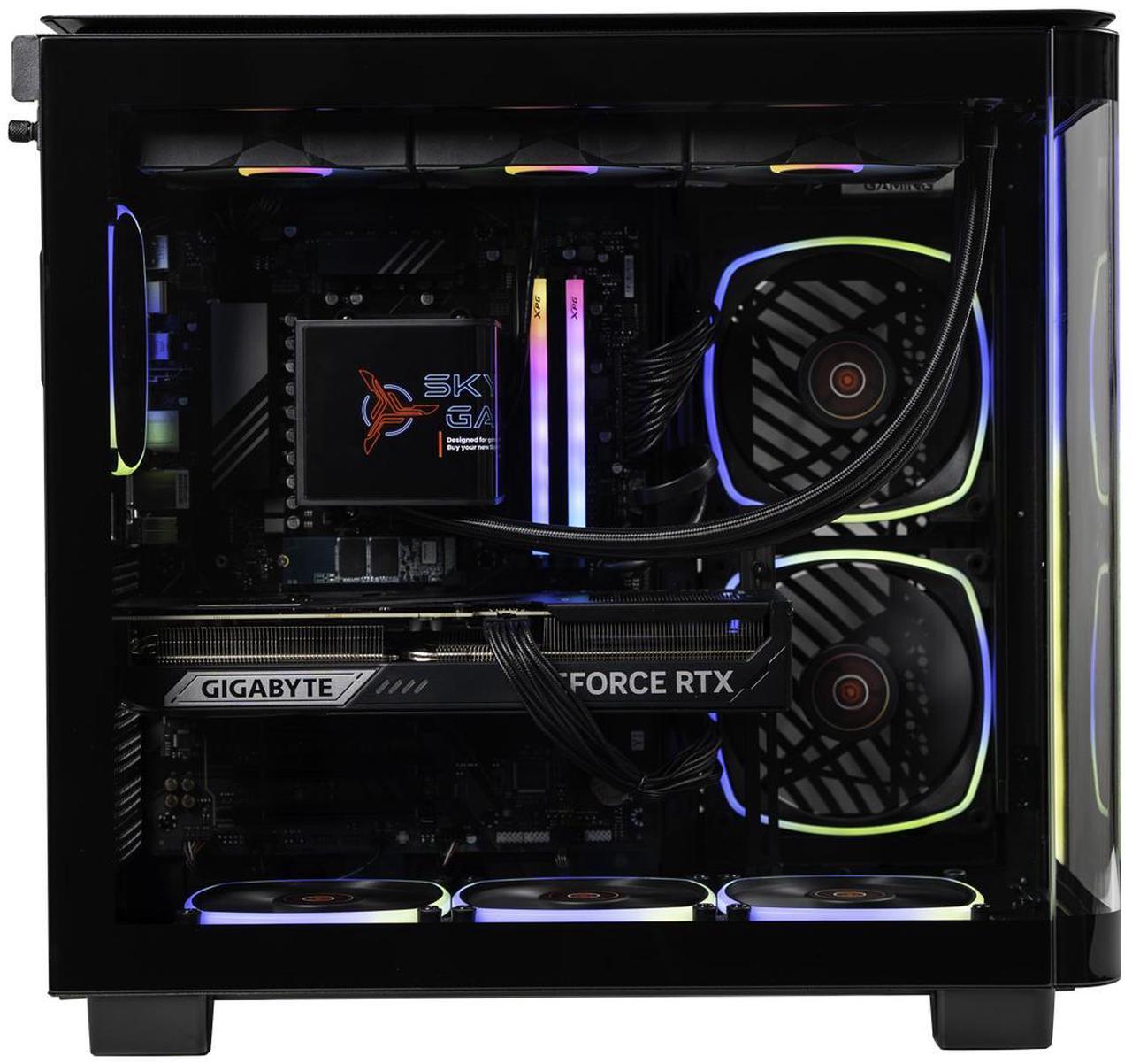 Alt view image 2 of 7 - Skytech X TRYX King 95 Gaming PC Desktop, Ryzen 7 9800X3D 4.7 GHz (5.2 GHz Turbo), NVIDIA RTX 5070 Ti 16GB, 2TB Gen4 NVMe SSD, 32GB DDR5 RAM 6000 RGB, TryX Panorama AIO,A850W GOLD ATX 3, Wi-Fi, Win 11