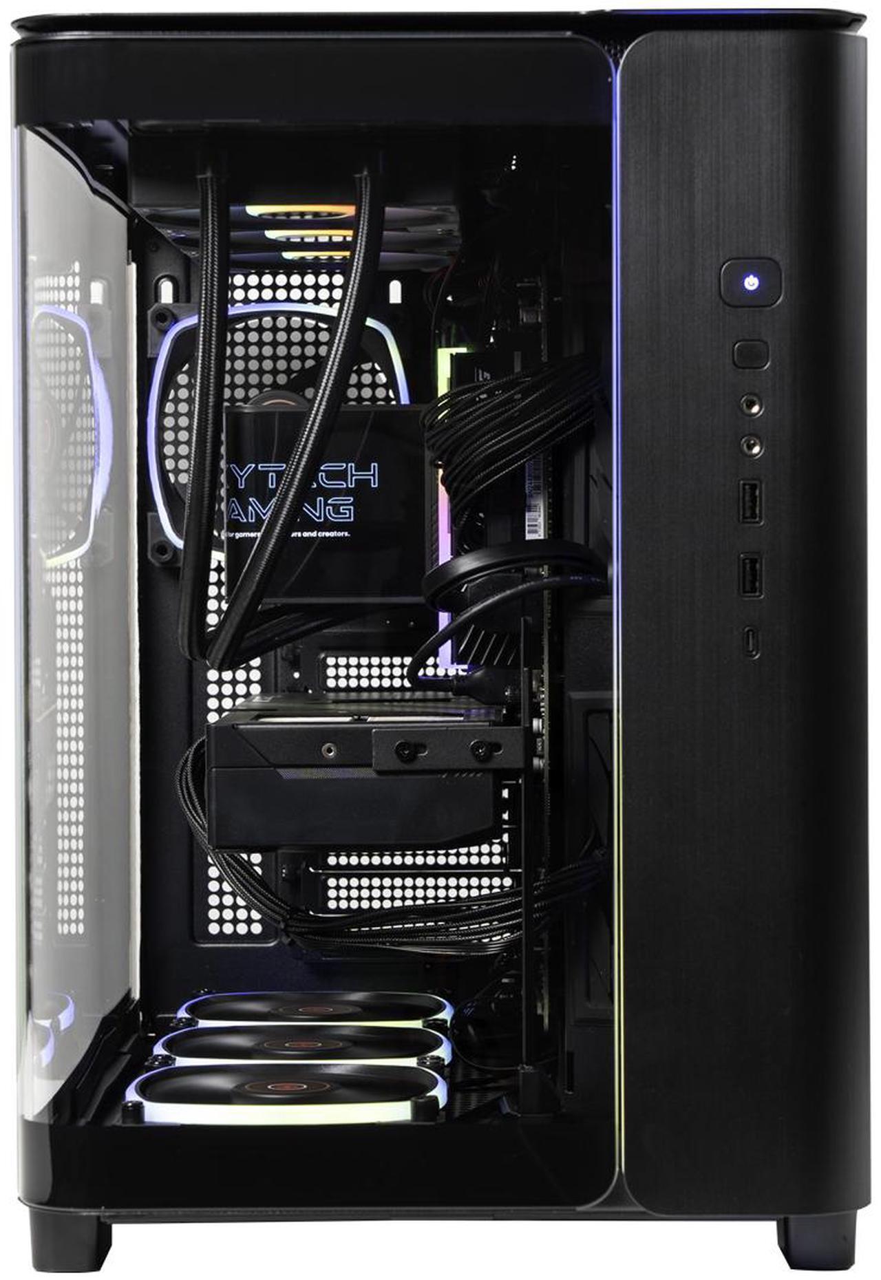 Alt view image 3 of 7 - Skytech X TRYX King 95 Gaming PC Desktop, Ryzen 7 9800X3D 4.7 GHz (5.2 GHz Turbo), NVIDIA RTX 5070 Ti 16GB, 2TB Gen4 NVMe SSD, 32GB DDR5 RAM 6000 RGB, TryX Panorama AIO,A850W GOLD ATX 3, Wi-Fi, Win 11