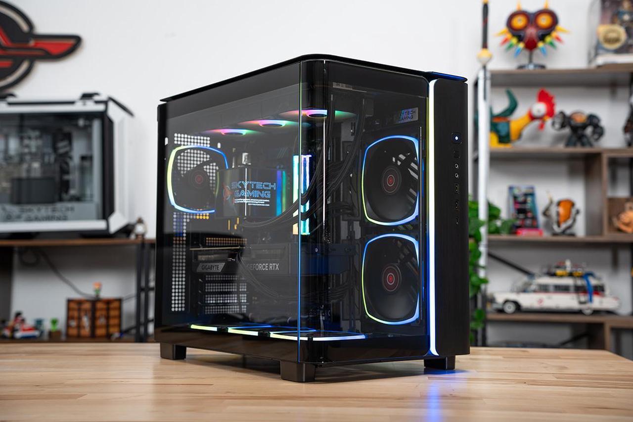 Alt view image 7 of 7 - Skytech X TRYX King 95 Gaming PC Desktop, Ryzen 7 9800X3D 4.7 GHz (5.2 GHz Turbo), NVIDIA RTX 5070 Ti 16GB, 2TB Gen4 NVMe SSD, 32GB DDR5 RAM 6000 RGB, TryX Panorama AIO,A850W GOLD ATX 3, Wi-Fi, Win 11
