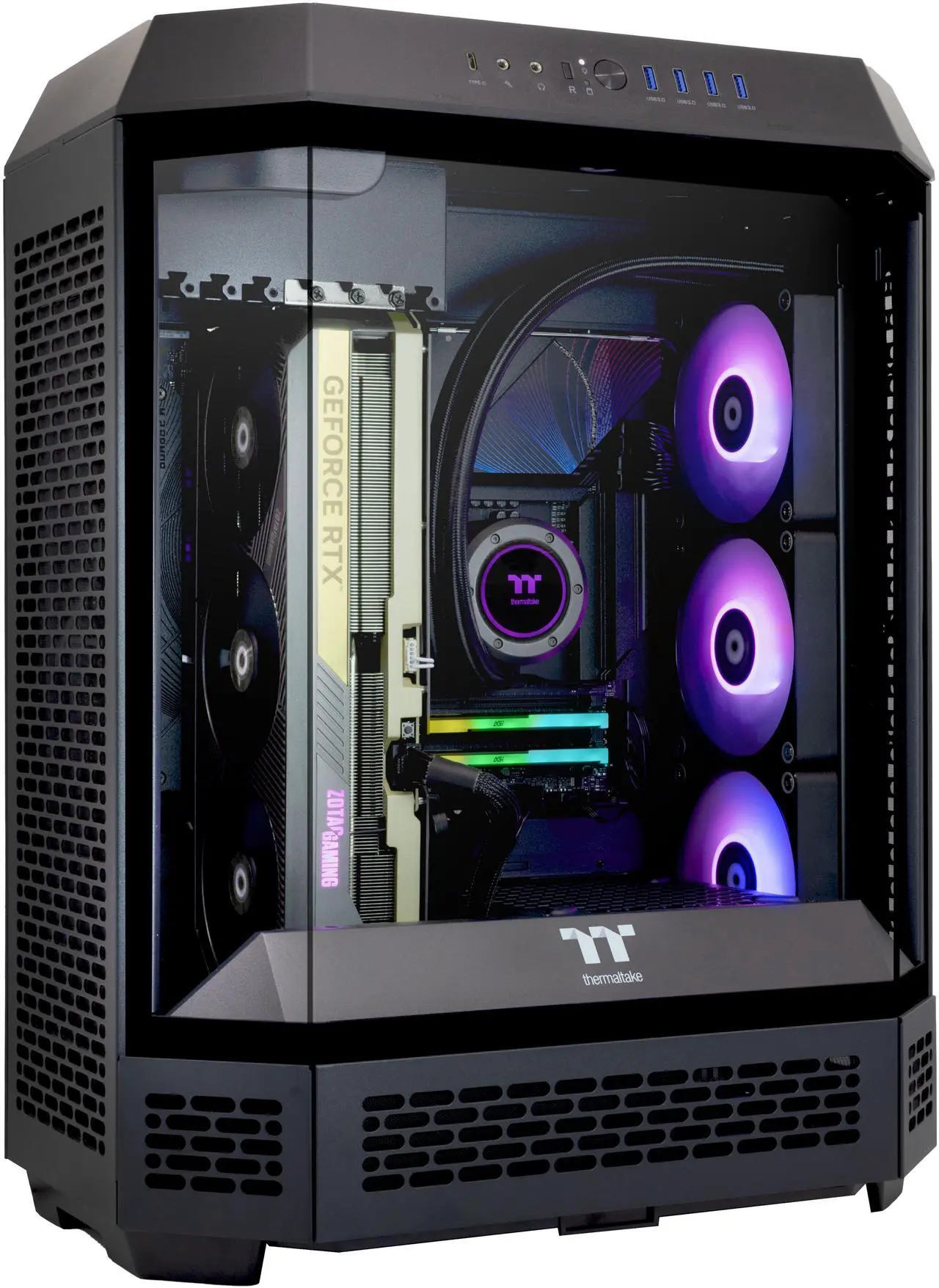 Main image of ZOTAC Gaming MEK AI-Enhanced Gaming PC MEK5080A9700XBT5 - AMD Ryzen 7 9700X 5.5GHz, NVIDIA GeForce RTX 5080, 32GB DDR5 RGB, 2TB NVMe M.2 SSD, 1200W 80+ GOLD PSU, WiFi 7, Windows 11 Home 64-bit