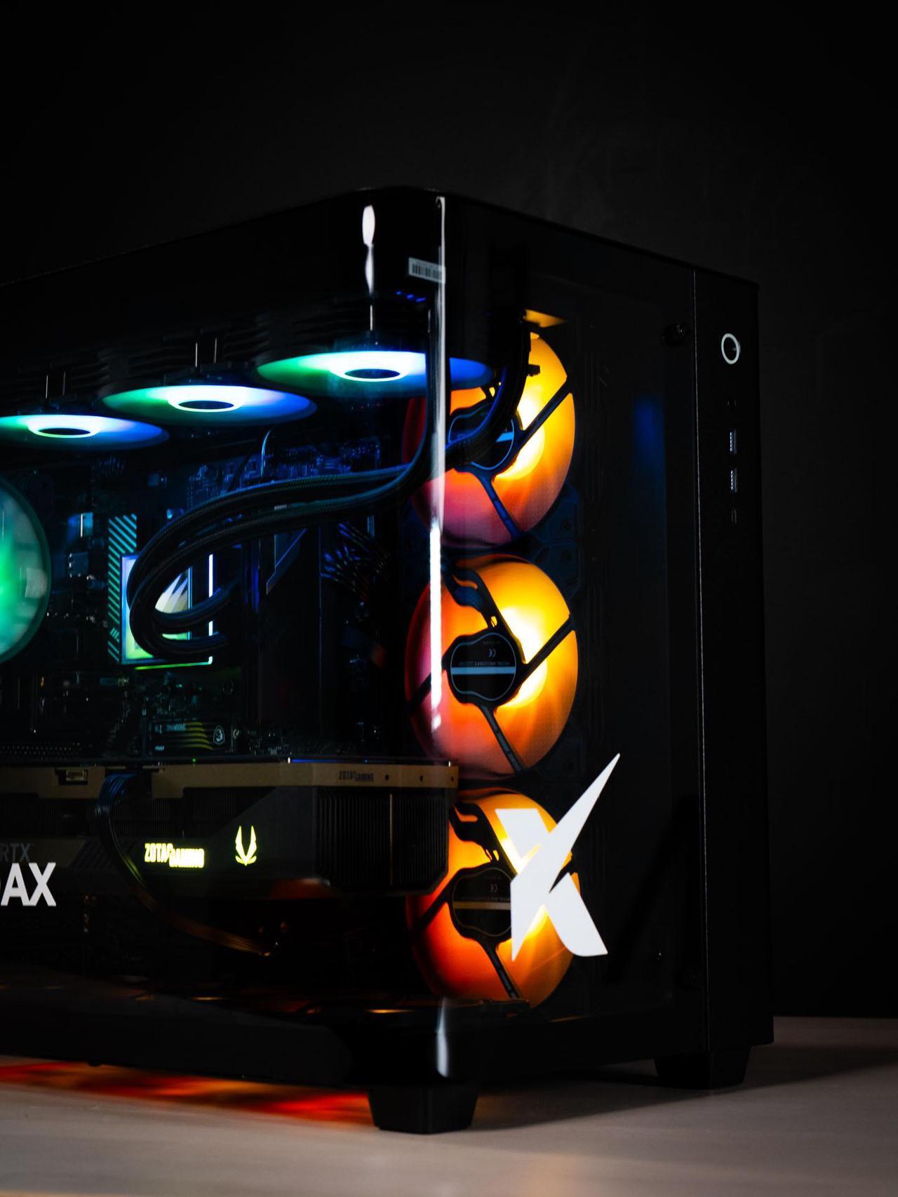 Alt view image 3 of 7 - Xidax X6 XEN BLACK Gaming PC Ryzen 7 7800X3D 8c (up to 5.0 GHz)- NVIDIA GeForce RTX 5070Ti - 32GB DDR5 5600MHz - 2TB M.2 NVMe - Genuine Windows 11 Home - WIFI - Assembled & Serviced Utah USA