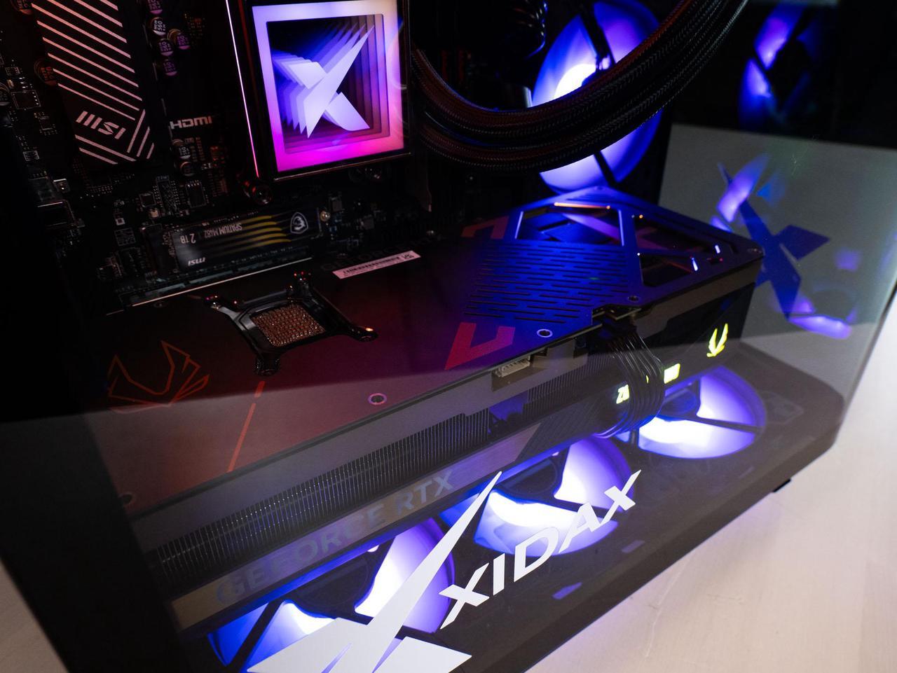 Alt view image 7 of 7 - Xidax X6 XEN BLACK Gaming PC Ryzen 7 7800X3D 8c (up to 5.0 GHz)- NVIDIA GeForce RTX 5070Ti - 32GB DDR5 5600MHz - 2TB M.2 NVMe - Genuine Windows 11 Home - WIFI - Assembled & Serviced Utah USA
