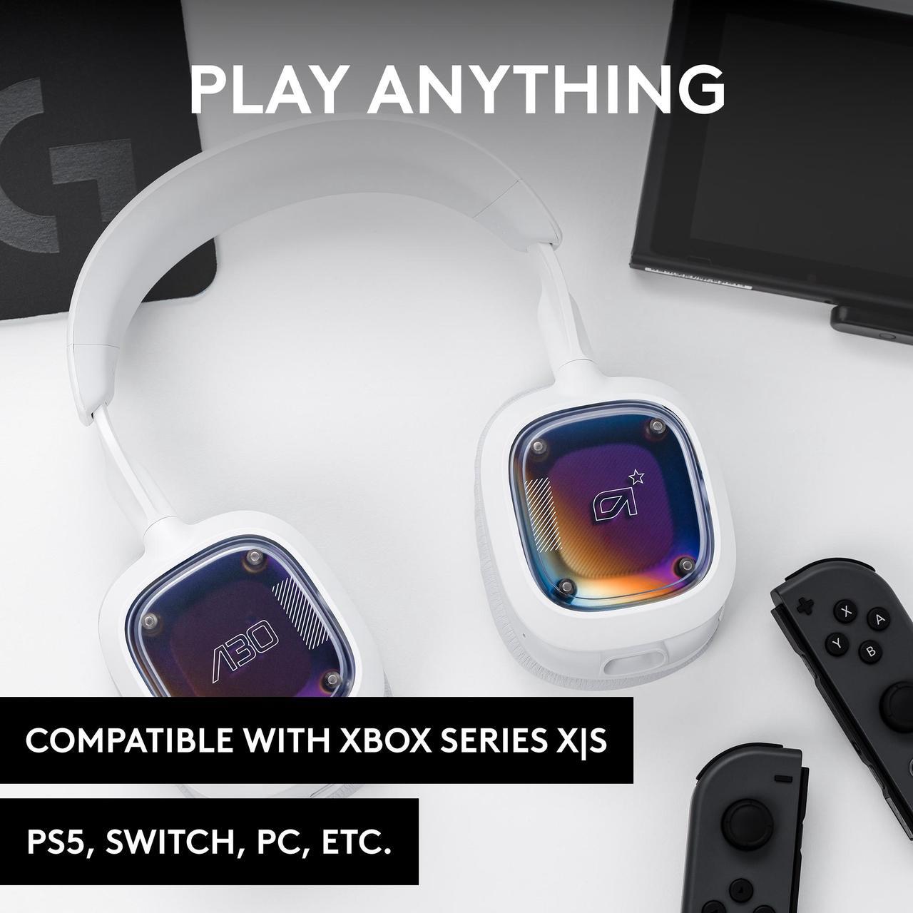 Alt view image 2 of 8 - ASTRO Gaming A30 Lightspeed Wireless Headset for Xbox Series X|S, PC, & Nintendo Switch - White