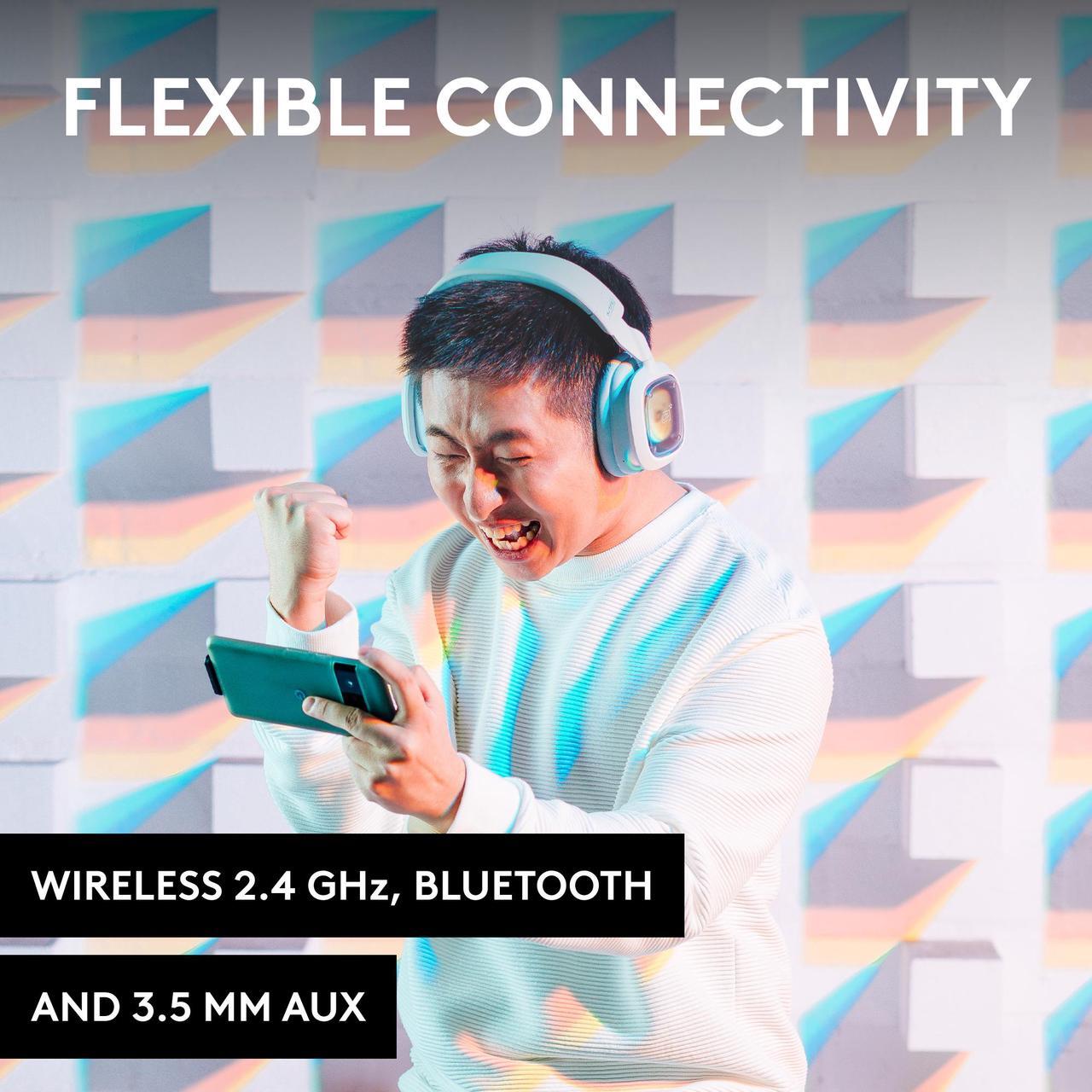 Alt view image 3 of 8 - ASTRO Gaming A30 Lightspeed Wireless Headset for Xbox Series X|S, PC, & Nintendo Switch - White