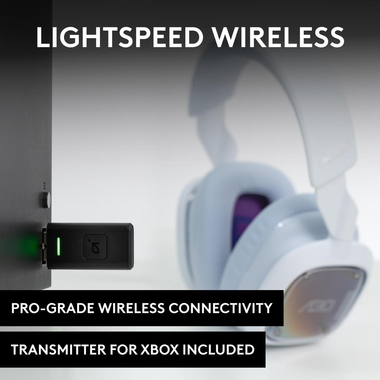 Alt view image 4 of 8 - ASTRO Gaming A30 Lightspeed Wireless Headset for Xbox Series X|S, PC, & Nintendo Switch - White