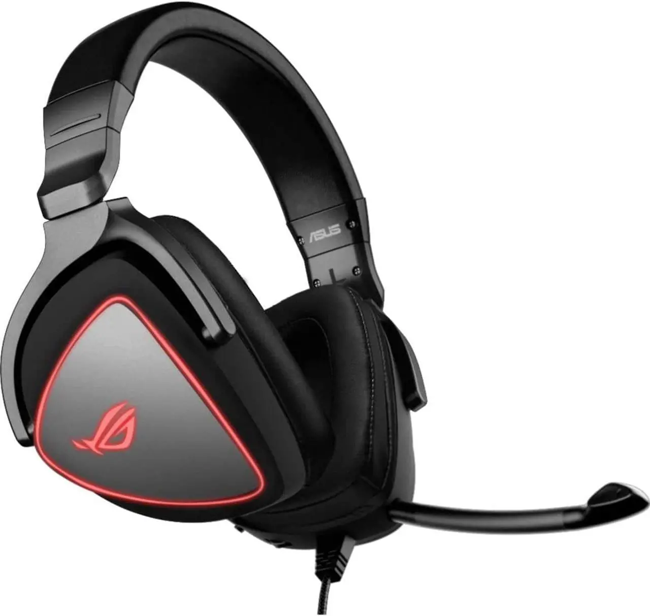 Alt view image 5 of 6 - ASUS ROG Delta Origin Gaming Headset | Discord Certified Microphone, USB-C, Customizable LED Lighting, Compatible with Laptop, Nintendo Switch, Gaming Consoles, Smartphones and Smart Devices