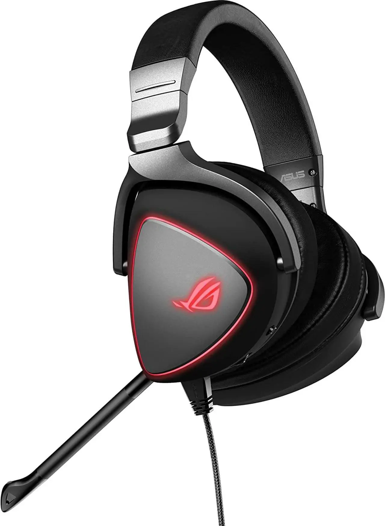 Alt view image 3 of 6 - ASUS ROG Delta Origin Gaming Headset | Discord Certified Microphone, USB-C, Customizable LED Lighting, Compatible with Laptop, Nintendo Switch, Gaming Consoles, Smartphones and Smart Devices