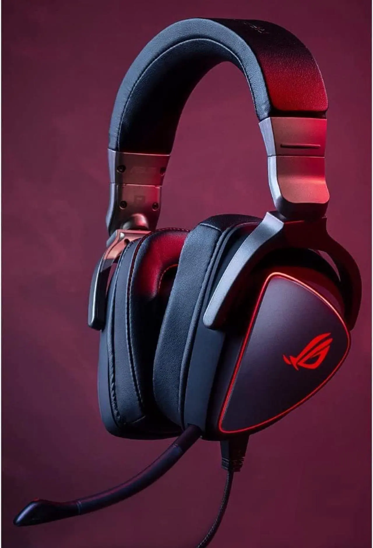 Alt view image 2 of 6 - ASUS ROG Delta Origin Gaming Headset | Discord Certified Microphone, USB-C, Customizable LED Lighting, Compatible with Laptop, Nintendo Switch, Gaming Consoles, Smartphones and Smart Devices