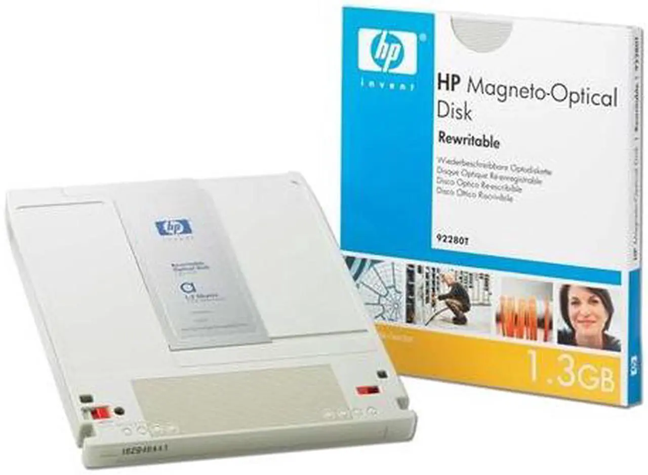 Alt view image 2 of 2 - HP 92280T 1.3GB MO 1.3GB rewritable optical disk 1024B Magneto-Optical disk
