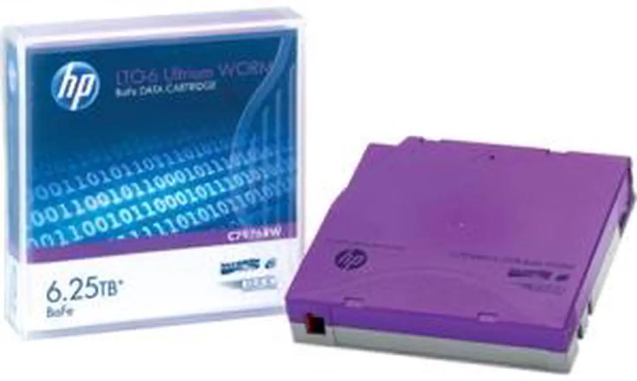 Main image of HP LTO-6 Ultrium 6.25TB BaFe WORM Data Cartridge