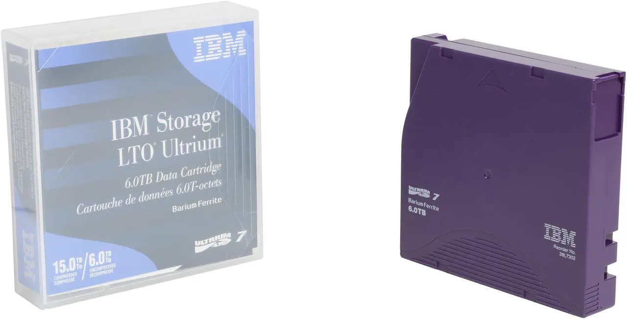 Alt view image 7 of 6 - IBM 38L7302 LTO Ultrium 7 Data Cartridge, 6TB