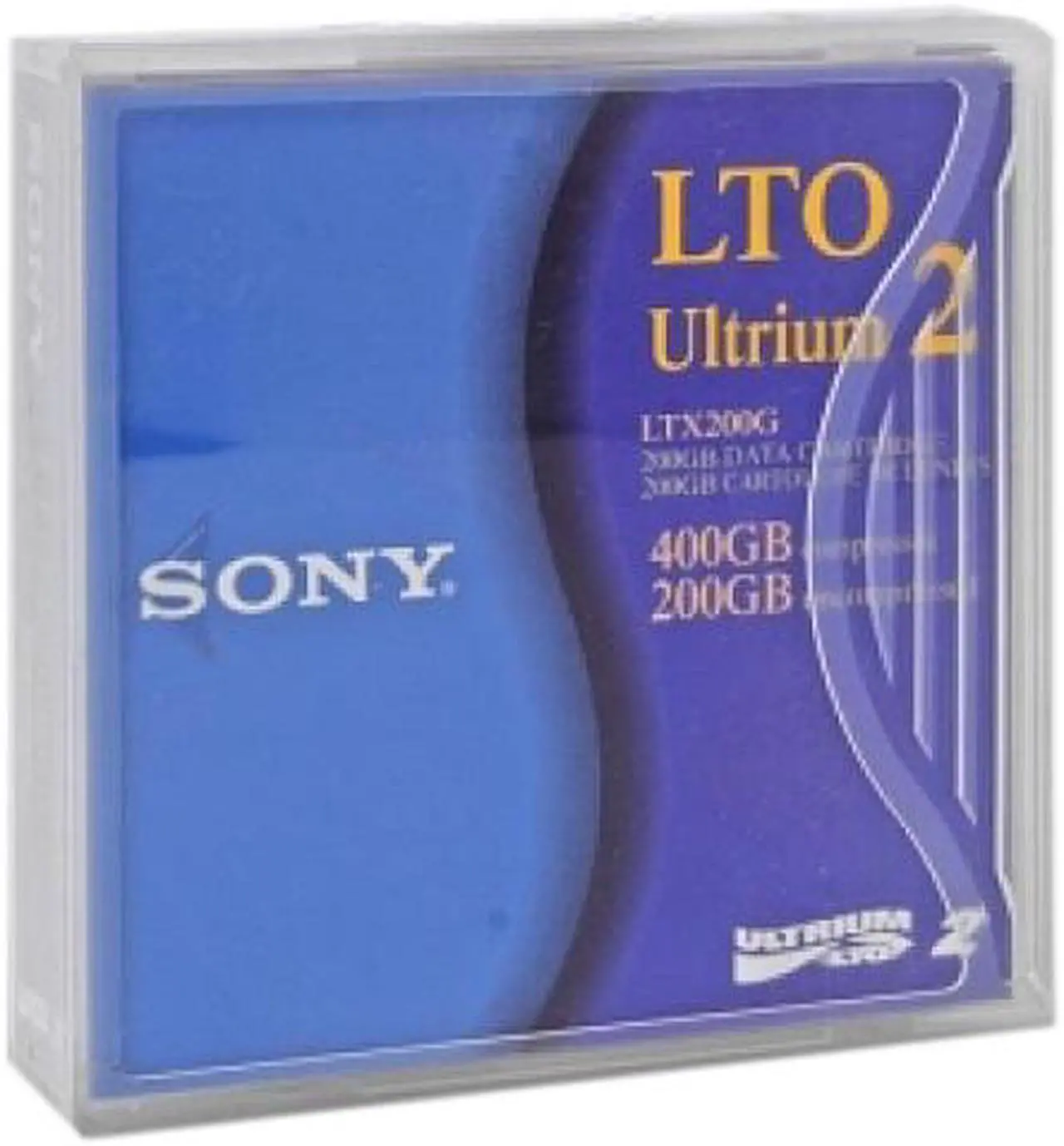 Main image of Sony LTO Ultrium Tape Cartridge, 200GB/400GB Capacity