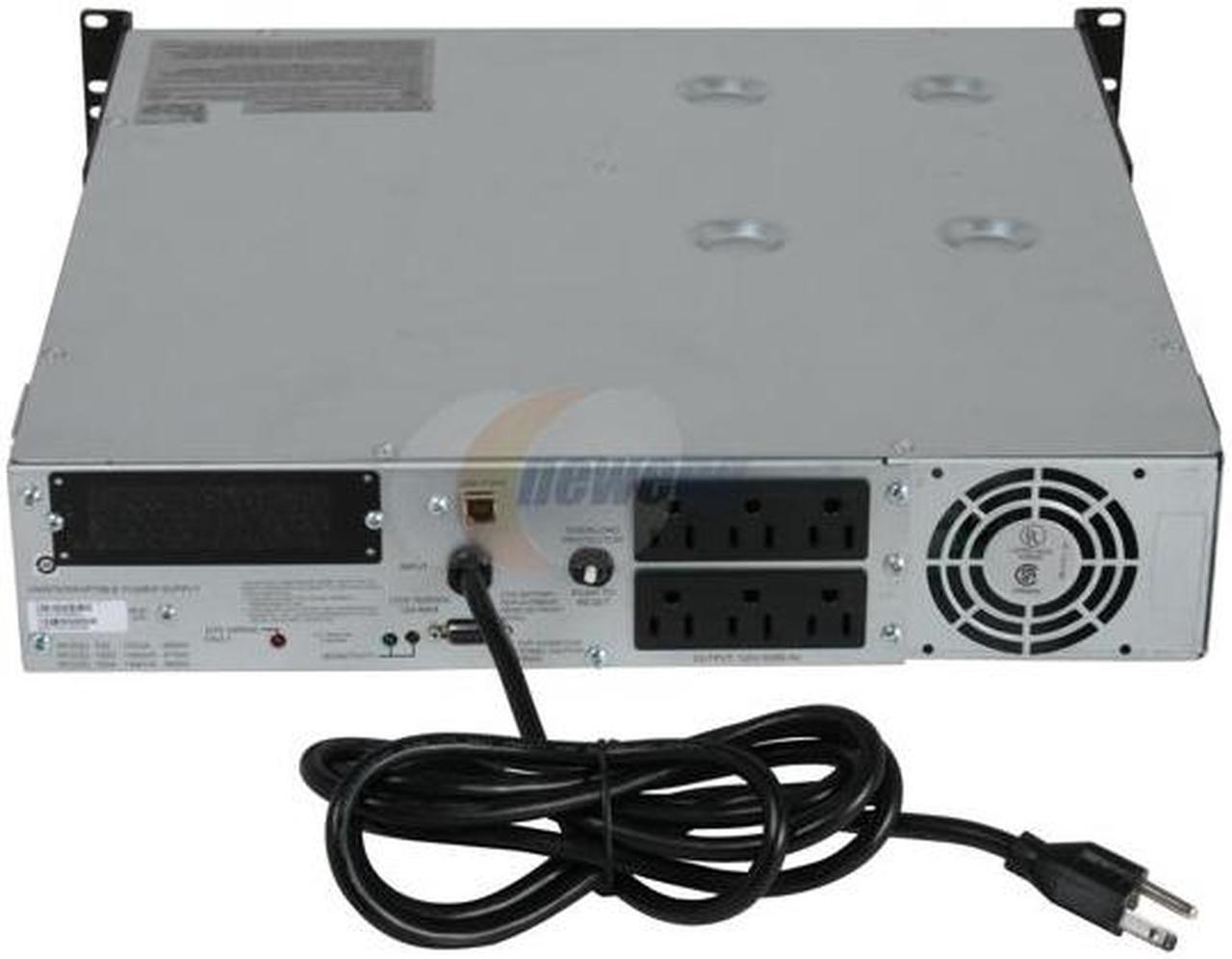 Alt view image 6 of 11 - APC Smart-UPS SUA1000RM2U 1000VA 670 Watts 6 Outlets UPS