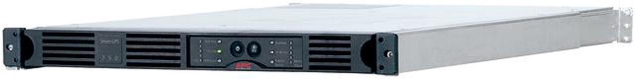 APC SUA750RM1U 750 VA 480 Watts (4) NEMA 5-15R Outlets Smart-UPS 750VA USB & Serial RM 1U 120V